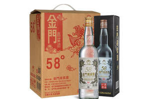 58度台湾金门高粱酒白金龙原瓶2012年老酒600mlx6瓶整箱价格？