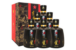 52度北京红星百年醇和黑坛6瓶整箱价格？