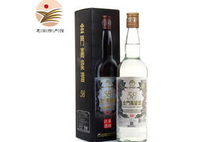 58度台湾金门高粱酒白金龙2008年老酒600ml多少钱一瓶？