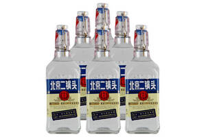 42度北京永丰牌北京二锅头出口小方瓶蓝标清香型白酒500mlx6瓶整箱价格？