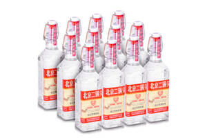 42度方庄北京二锅头白酒出口型国际版白瓶450mlx12瓶整箱价格？