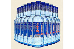 45度京都二锅头陈酿蓝冠500mlx12瓶整箱价格？