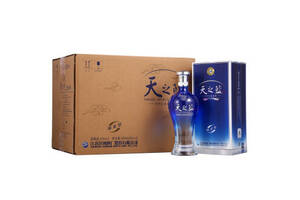 42度江苏洋河蓝色经典天之蓝浓香型白酒375mlx6瓶整箱价格？