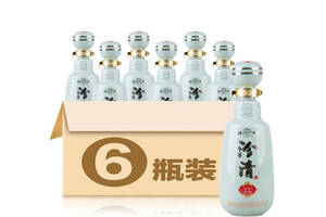 42度汾酒汾清酒百年清香清香型白酒6瓶整箱价格？