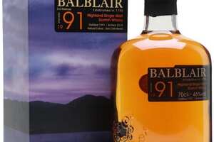 巴布莱尔1991年威士忌价格，丰富度和层次感不错但不值2200元