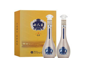 42度洋河镇尚品蓝G3浓香型白酒500mlx2瓶礼盒装价格多少钱？