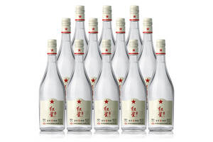 42度北京红星二锅头酒百年陈酿5兼香白瓶12瓶整箱价格？