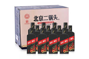 42度永丰牌北京二锅头酒出口型小方瓶京韵黑500mlx12瓶整箱价格？