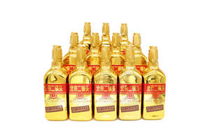 46度永丰牌北京二锅头酒出口型小方瓶金色版500mlx12瓶整箱价格？