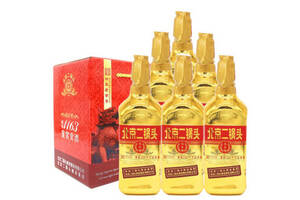 46度永丰牌北京二锅头金瓶出口型小方瓶500mlx6瓶整箱价格？