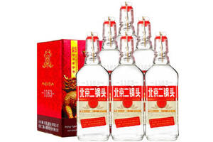 42度永丰牌北京二锅头酒出口型小方瓶红标500mlx6瓶整箱价格？