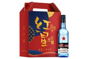 43度北京红星二锅头酒蓝瓶6瓶整箱价格？