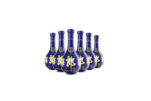 53度郎酒青花郎酱香型高度白酒500mlx6瓶整箱价格？