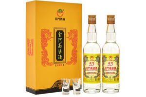 53度台湾金门高粱酒珍藏版500mlx2瓶礼盒装价格多少钱？