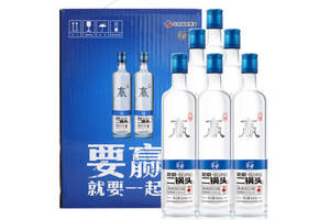 42度华都一起赢北京二锅头酒蓝瓶6瓶整箱价格？