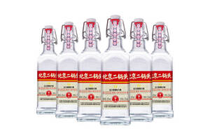 42度华都北京二锅头酒出口型国际小方瓶红标258mlx6瓶整箱价格？