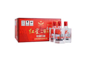 43度北京红星二锅头酒老版红箱小苏扁2012年老酒150mlx24瓶整箱价格？