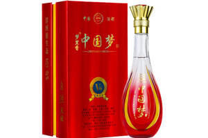 52度洋河镇梦里香中国梦酒V6浓香型白酒红包装480ml多少钱一瓶？