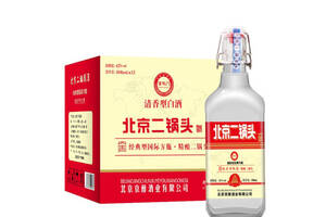 42度京华门北京二锅头国际方瓶精酿500mlx12瓶整箱价格？