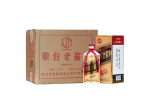 53度贵州茅台镇敬台老酱酒酱香型白酒500mlx6瓶整箱价格？