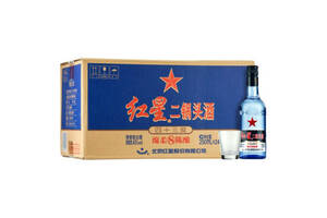 43度北京红星二锅头酒蓝瓶250mlx24瓶整箱价格？