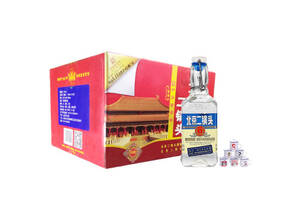 42度永丰牌北京二锅头出口型小方瓶蓝标500mlx12瓶整箱价格？