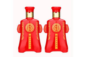 39度兰陵王浓香型白酒红瓶升级版450mlx2瓶礼盒装价格多少钱？