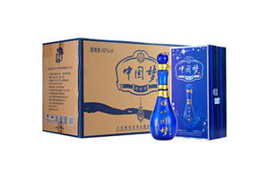 42度洋河镇龙瓷中国梦蓝运白酒500mlx6瓶整箱价格？