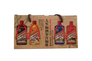 52度贵州茅台镇喜运六七八九十年代记忆老酒125mlx4瓶整箱价格？