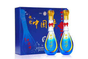 52度洋河镇龙瓷中国梦V9白酒500mlx2瓶礼盒装价格多少钱？