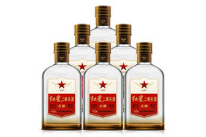 43度北京红星二锅头酒古酿清香型白酒125mlx6瓶整箱价格？