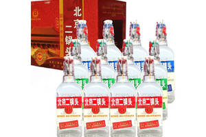 42度永丰牌北京二锅头出口型小方瓶三色混500mlx12瓶整箱价格？