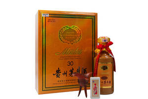 53度贵州茅台酒三十年酱香型白酒500mlx6瓶整箱价格？