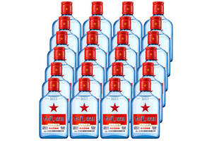 53度北京红星二锅头酒蓝瓶八年陈酿150mlx24瓶整箱价格？
