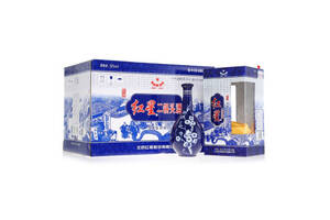52度北京红星二锅头酒珍品蓝花瓷6瓶整箱价格？