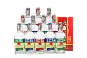 42度永丰牌北京二锅头出口型小方瓶三色500mlx12瓶整箱价格？