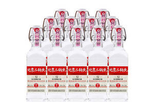 42度华都北京二锅头酒出口型国际小方瓶红标12瓶整箱价格？