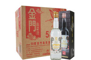 58度台湾金门高粱酒白金龙2012年老酒600mlx12瓶整箱价格？