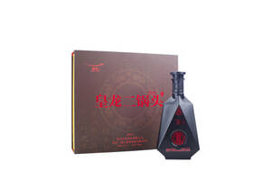 50度皇龙二锅头经典黑瓶500mlx2瓶礼盒装价格多少钱？