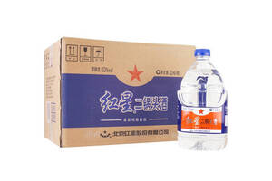 52度北京红星二锅头酒2Lx6桶整箱价格？