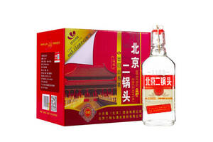 42度永丰牌北京二锅头酒出口小方瓶红标500mlx12瓶整箱价格？
