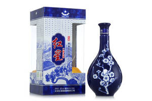 46度北京红星二锅头酒珍品蓝花瓷500ml多少钱一瓶？
