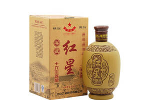 45度北京红星二锅头酒窖藏十六清香型白酒500ml多少钱一瓶？