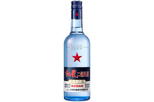 43度北京红星二锅头酒绵柔8陈酿蓝瓶500ml多少钱一瓶？