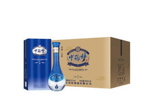 52度名酿中国梦V9蓝色梦酒500mlx6瓶整箱价格？