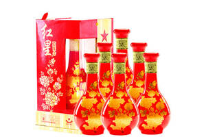 38度北京红星二锅头酒百年（富贵）6瓶礼盒装价格多少钱？