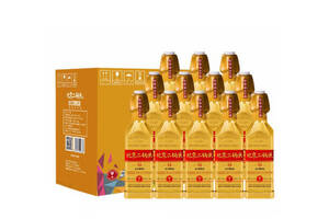 50度华都北京二锅头酒出口型金瓶小方瓶炫金瓶12瓶整箱价格？