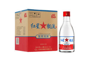 65度北京红星甑流泡药用酒2Lx4瓶整箱价格？