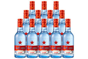 53度北京红星二锅头酒蓝瓶八年陈酿250mlx12瓶整箱价格？