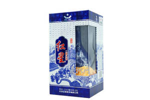 46度北京红星二锅头酒新版珍品蓝花瓷瓶500ml多少钱一瓶？